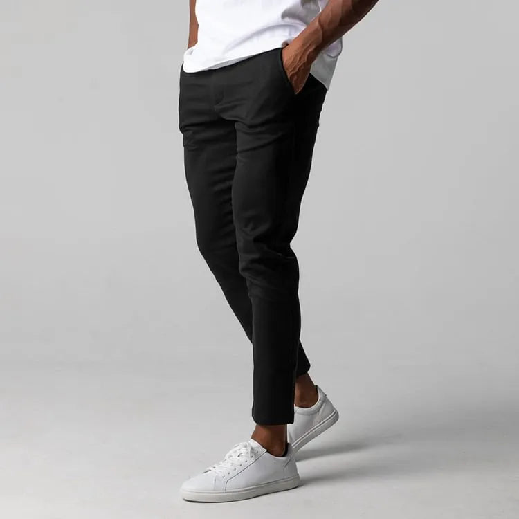 Chino Elástico Premium Negro