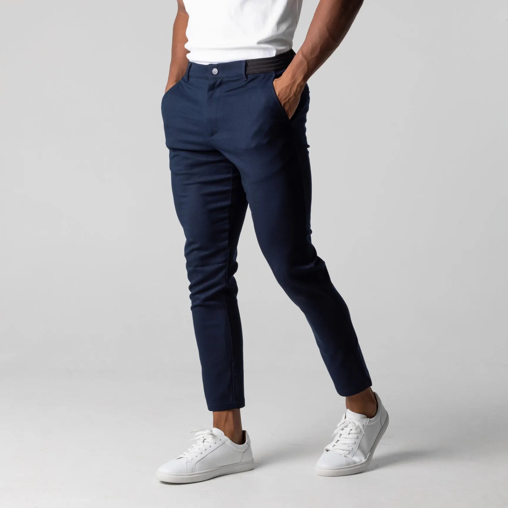 Chino Elástico Premium Negro