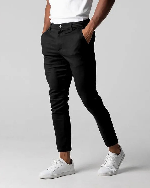 Chino Elástico Premium Negro