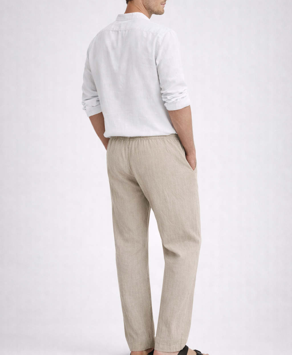 GALDEA - Pantalones informales de Lino