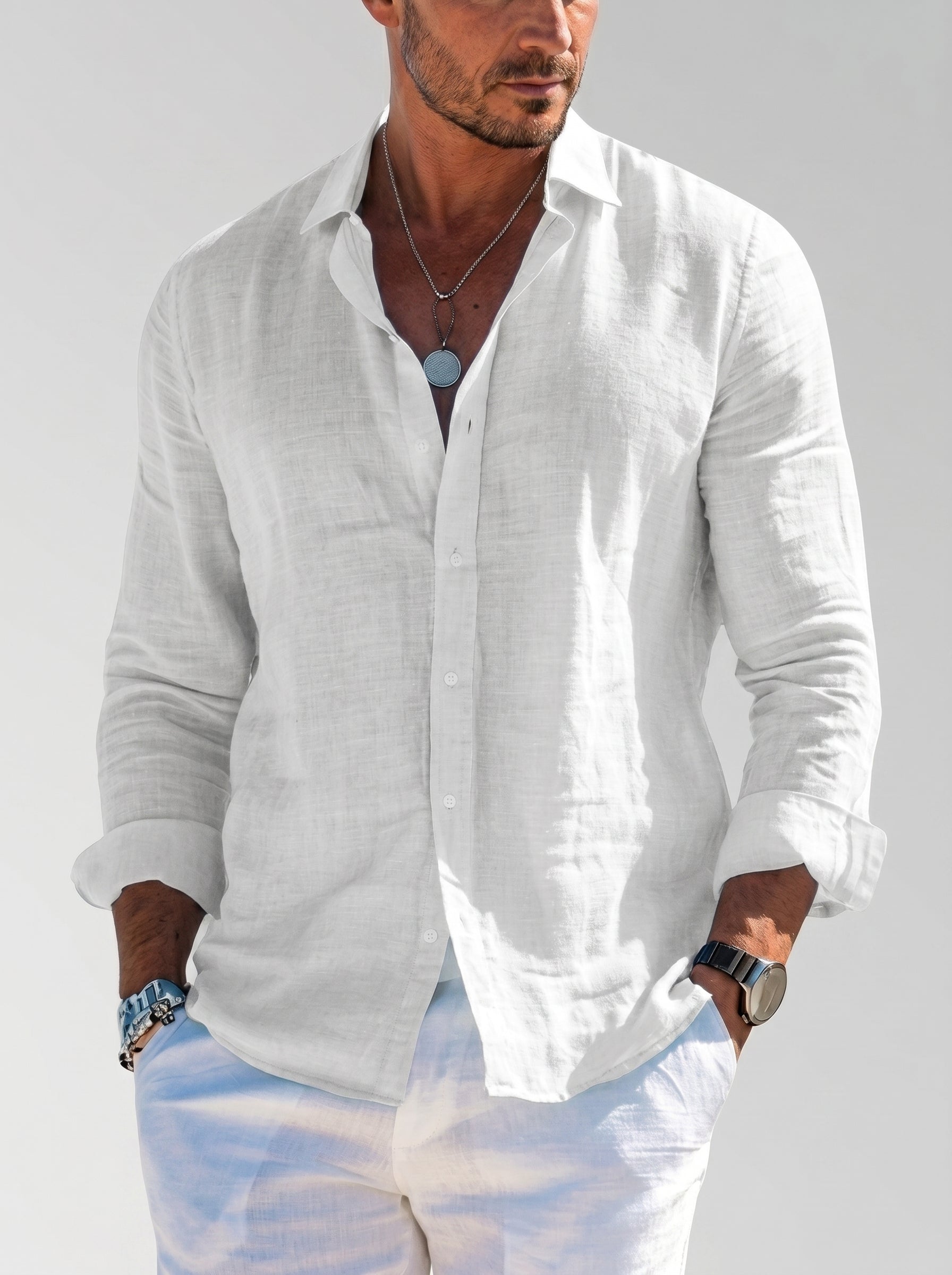 CHRISTOFER | CAMISA VERANIEGA DE CORTE HOLGADO