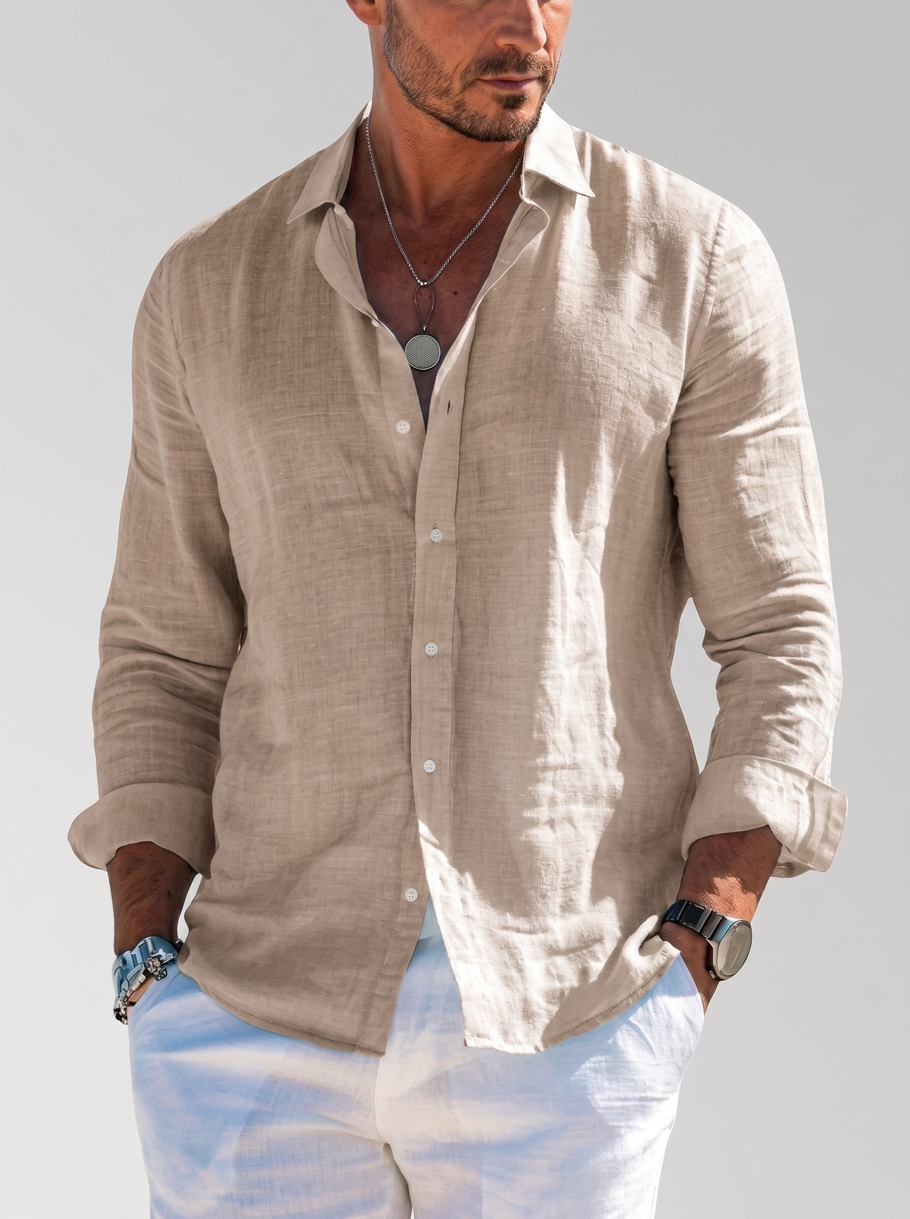 CHRISTOFER | CAMISA VERANIEGA DE CORTE HOLGADO