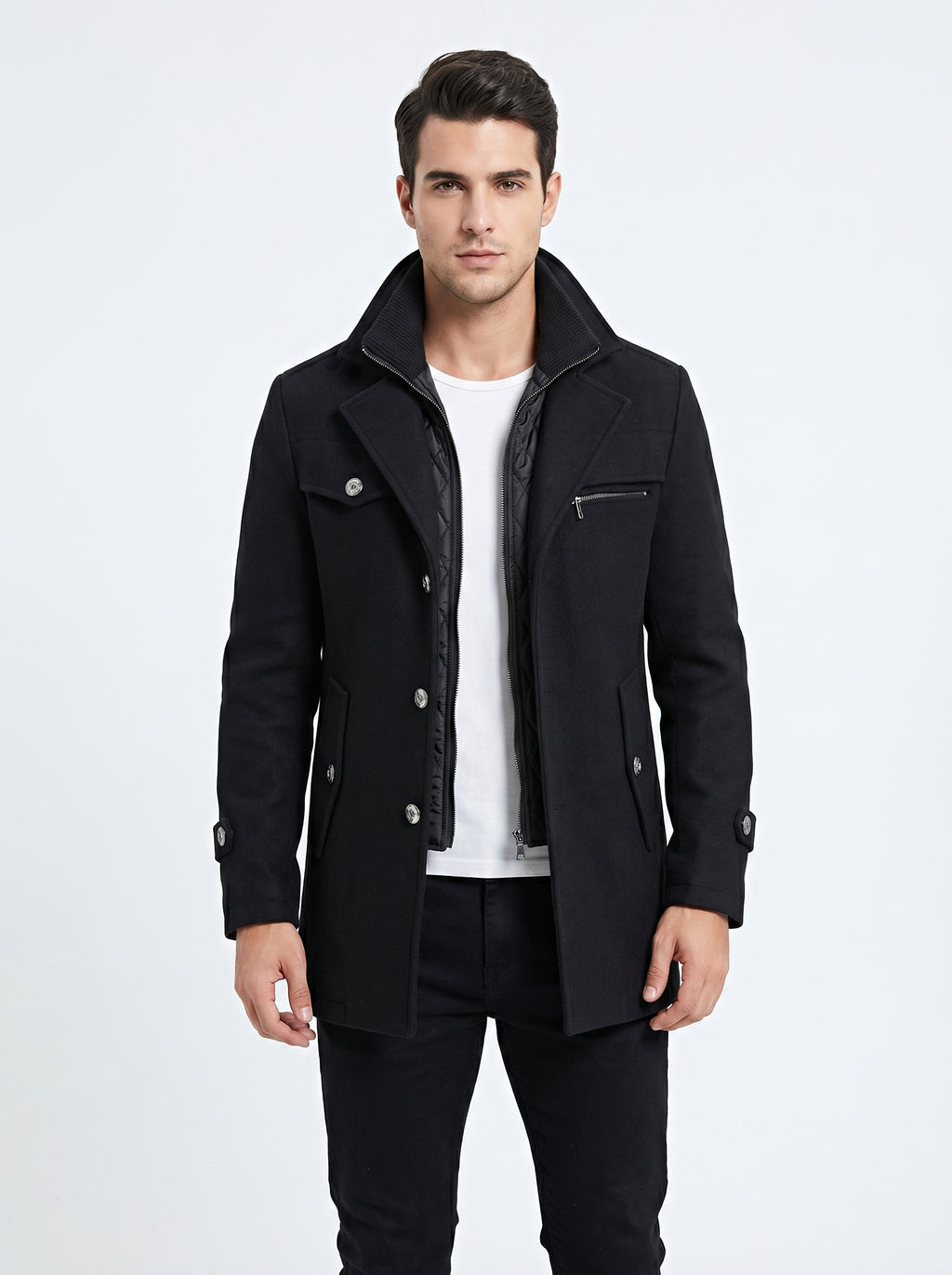 Andrei | Abrigo clásico estilo chaquetón
