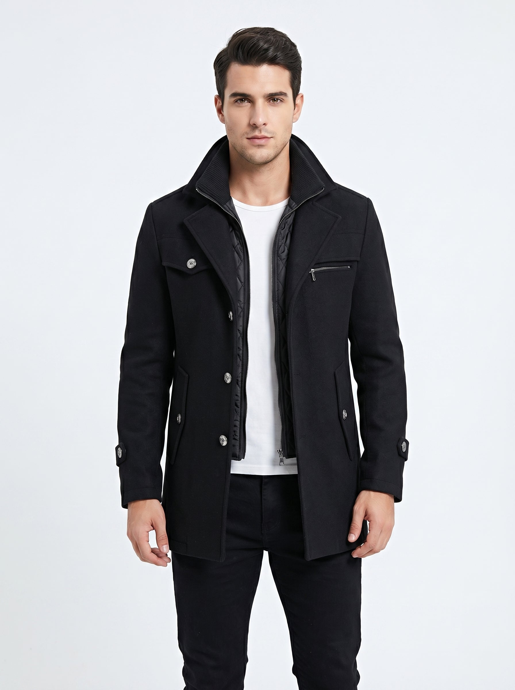 Andrei | Abrigo clásico estilo chaquetón