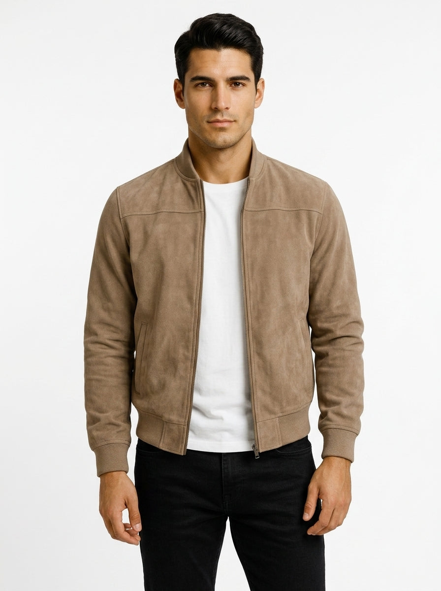 Riviera — Chaqueta de Ante Italiana