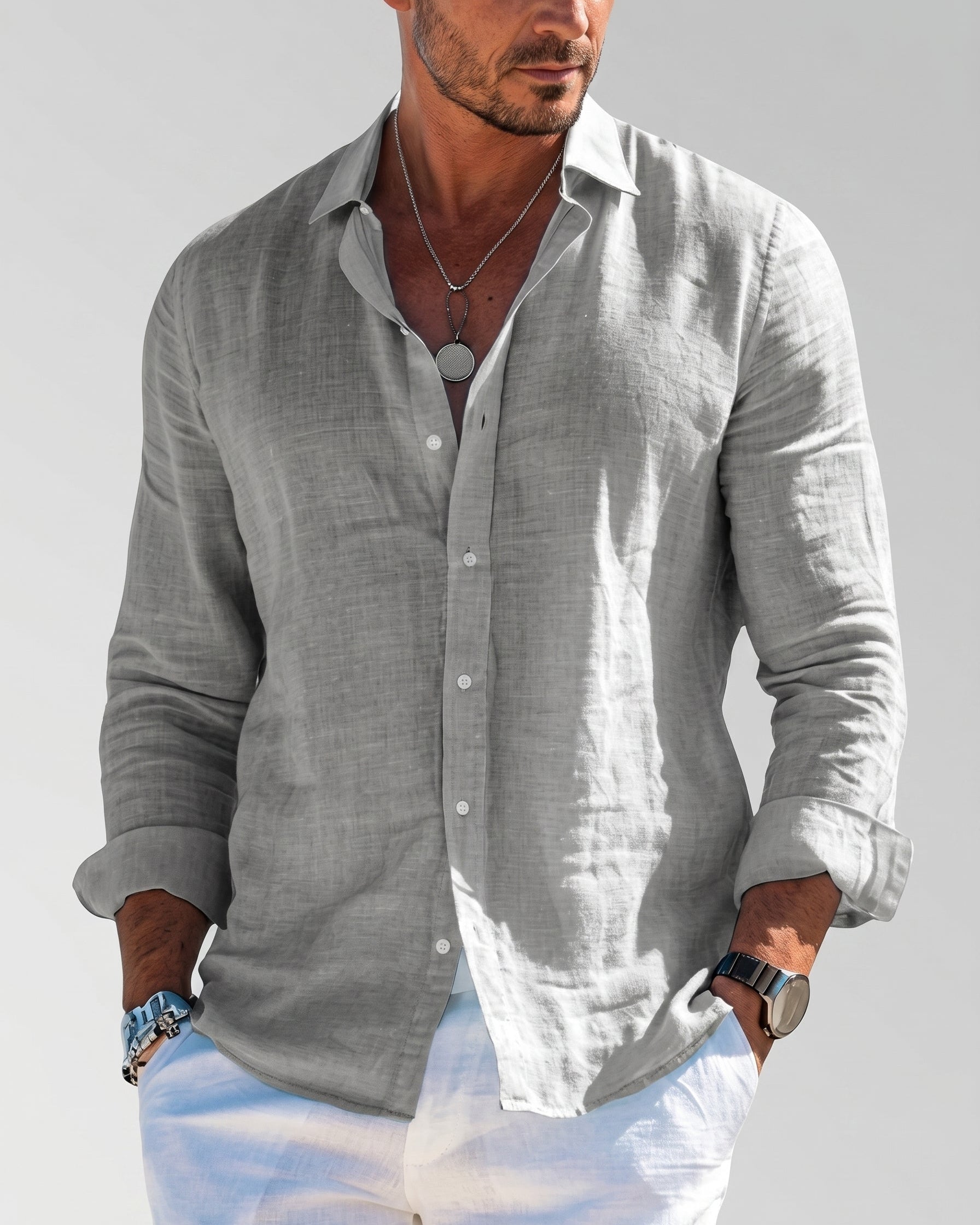 CHRISTOFER | CAMISA VERANIEGA DE CORTE HOLGADO