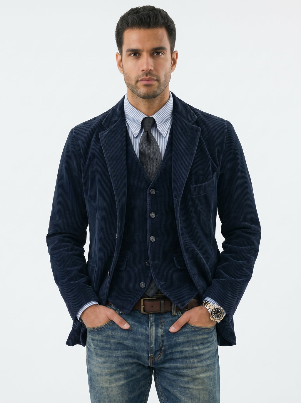 Tommy™ | Conjunto de 2 piezas: blazer y chaleco