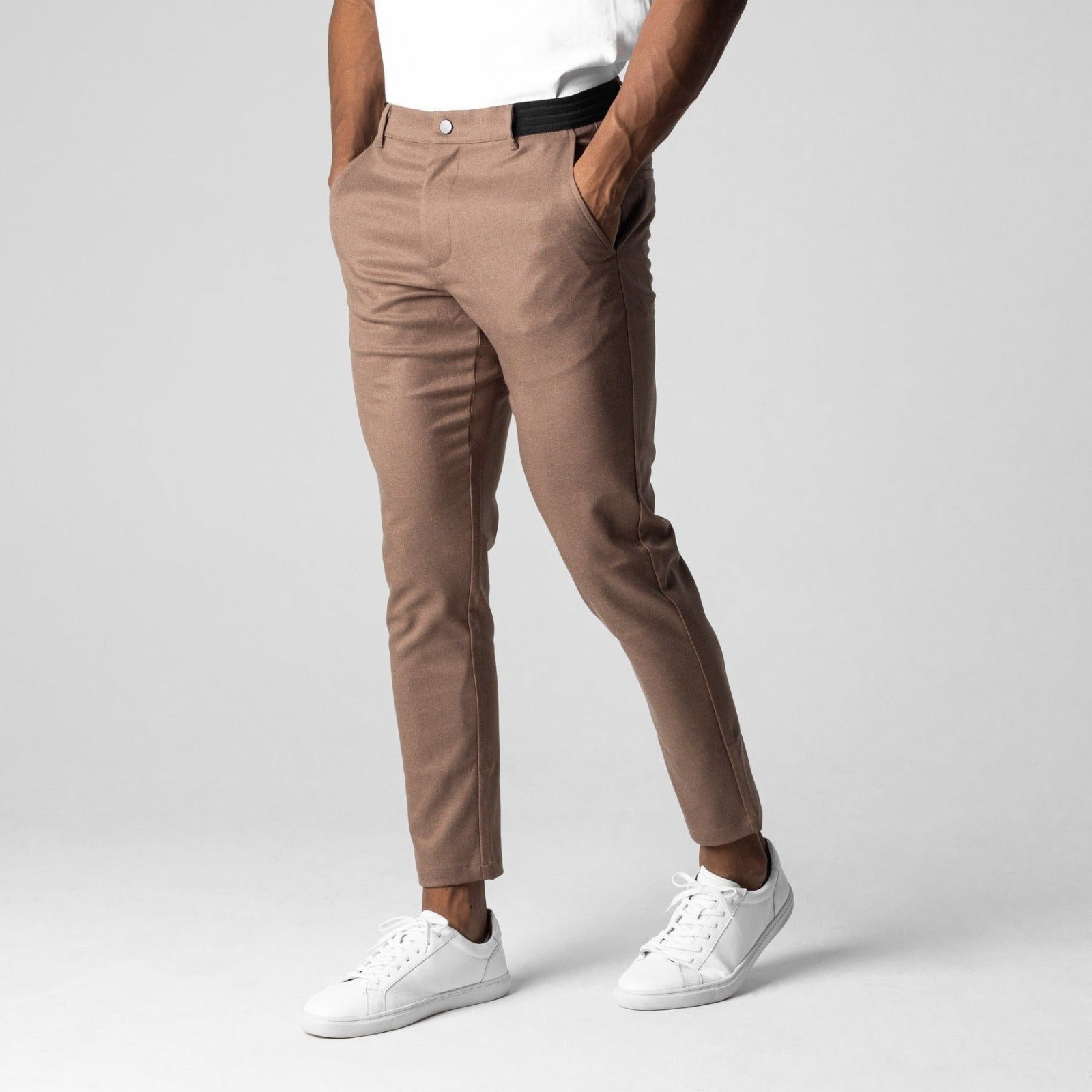 Chino Elástico Premium Negro