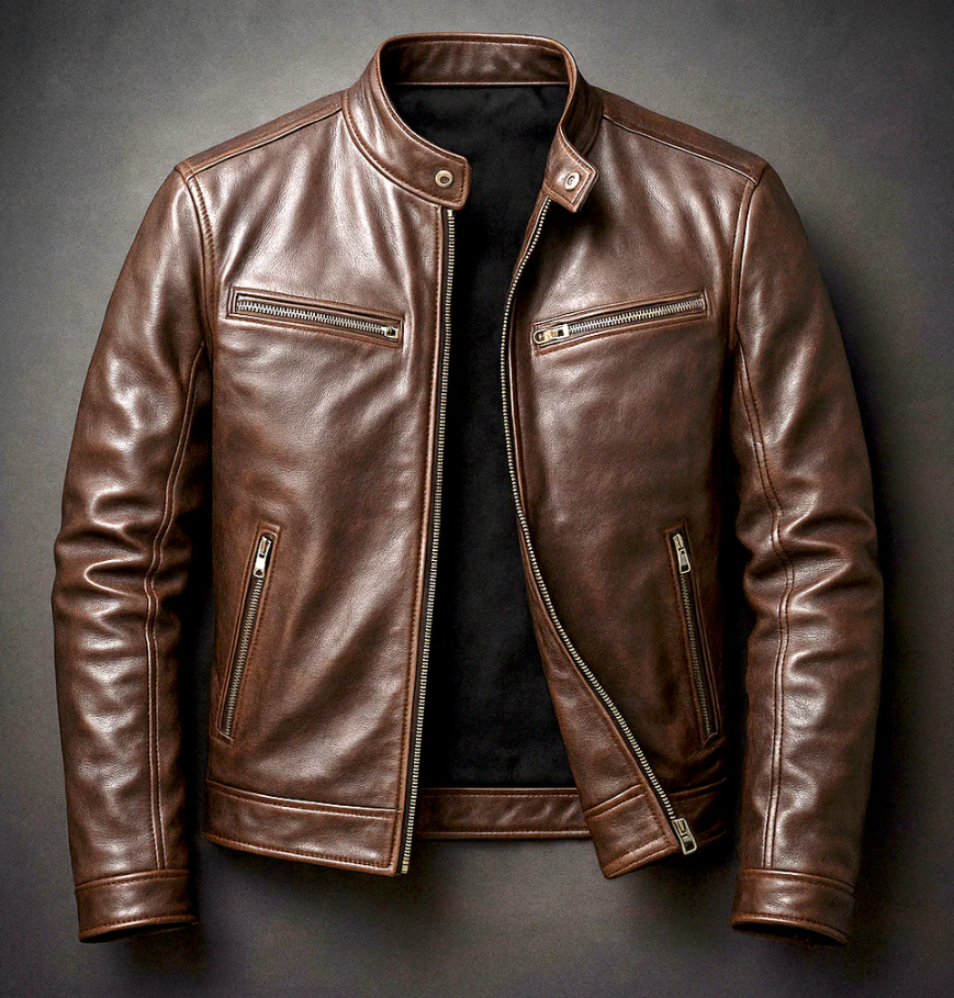 Chaqueta De Cuero Vintage