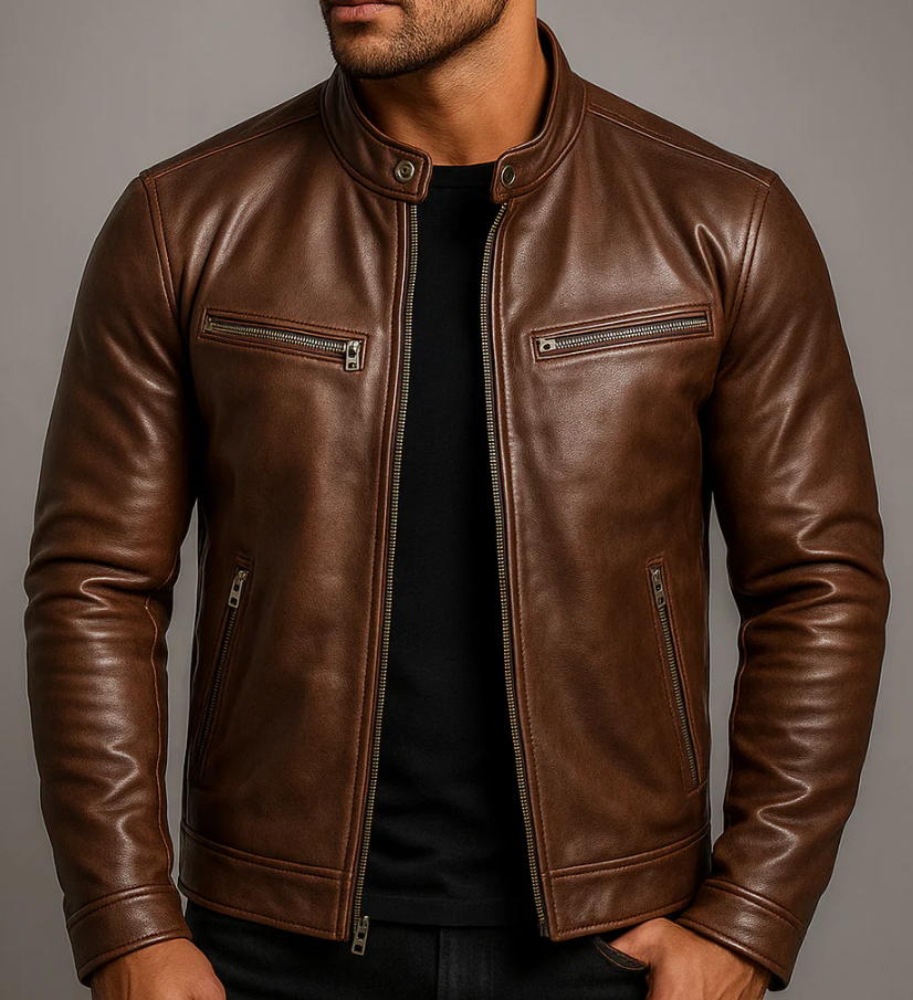 Chaqueta De Cuero Vintage