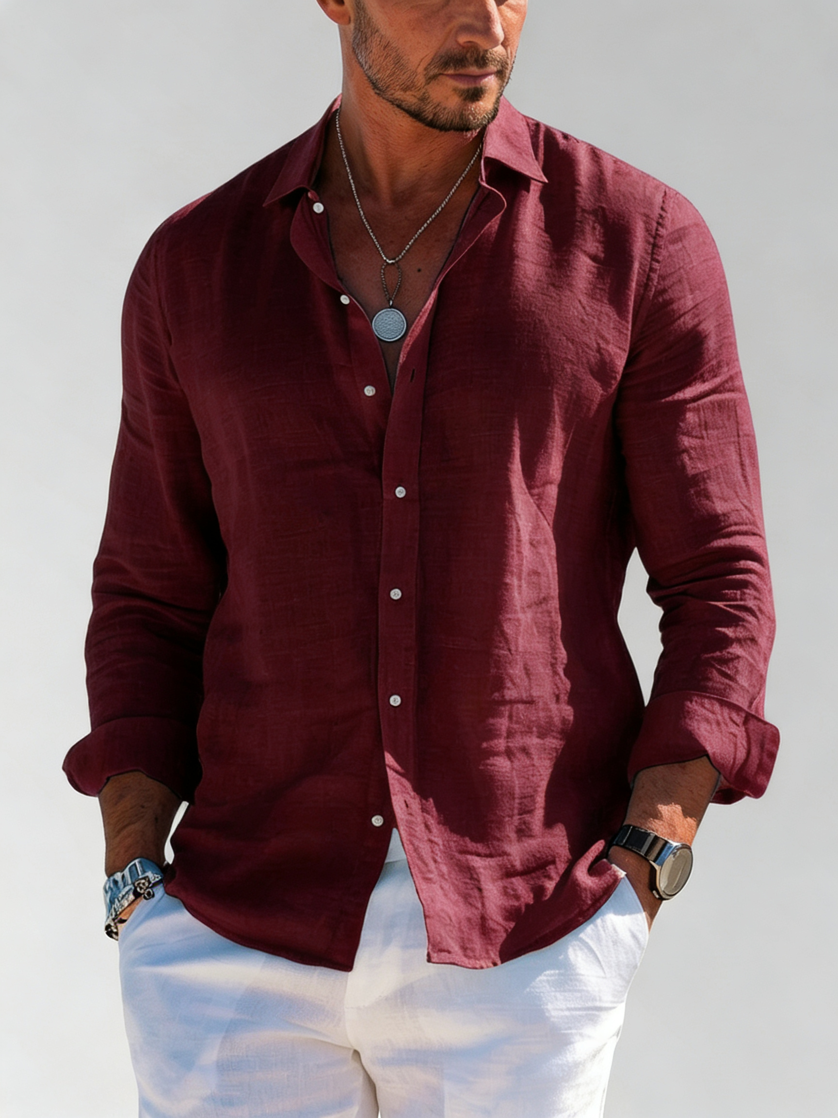 CHRISTOFER | CAMISA VERANIEGA DE CORTE HOLGADO