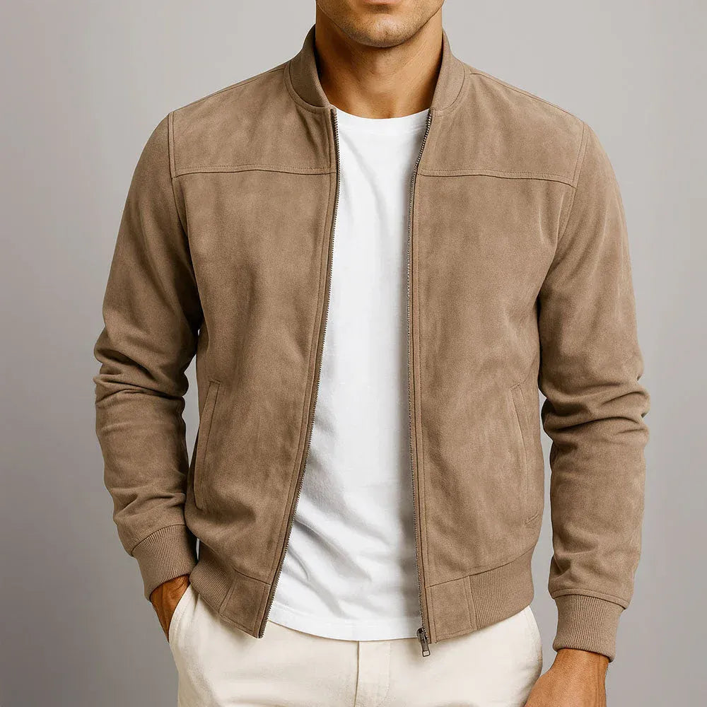 Riviera — Chaqueta de Ante Italiana