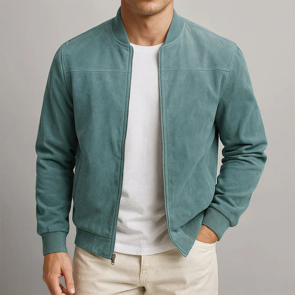 Riviera — Chaqueta de Ante Italiana
