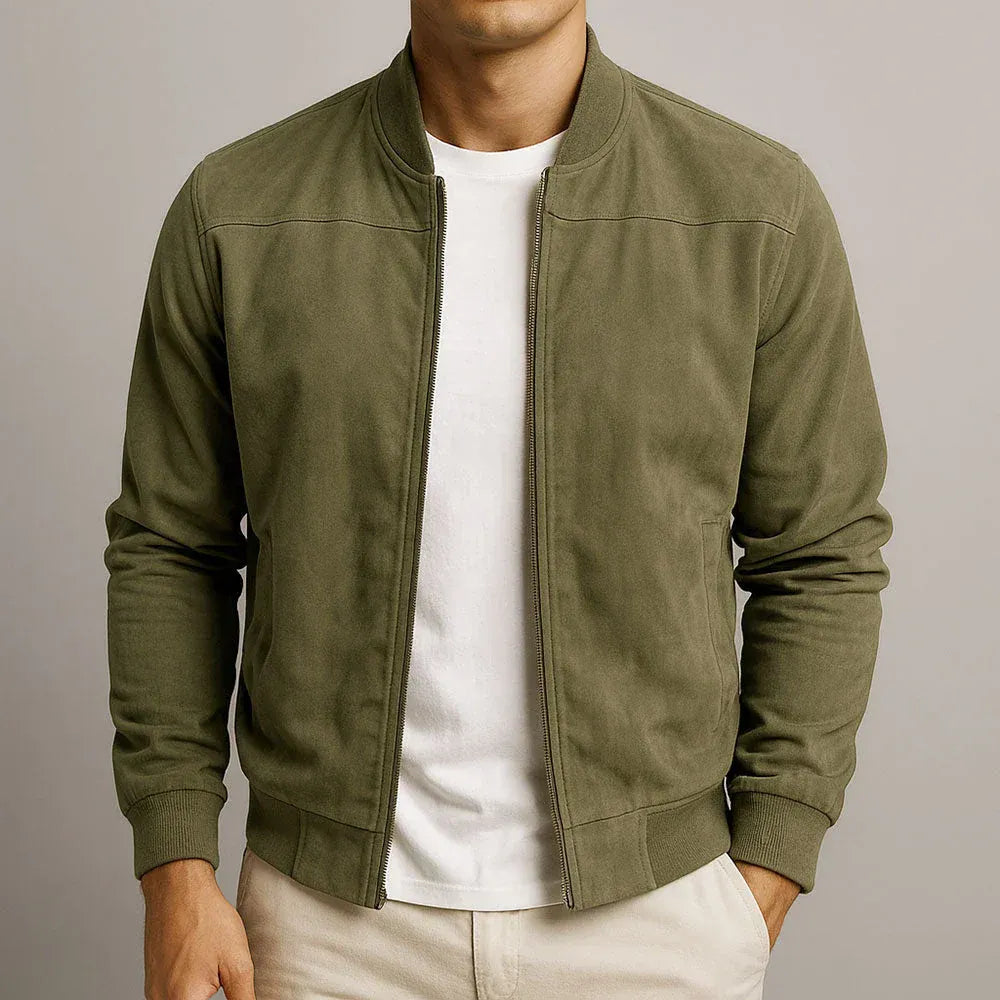 Riviera — Chaqueta de Ante Italiana