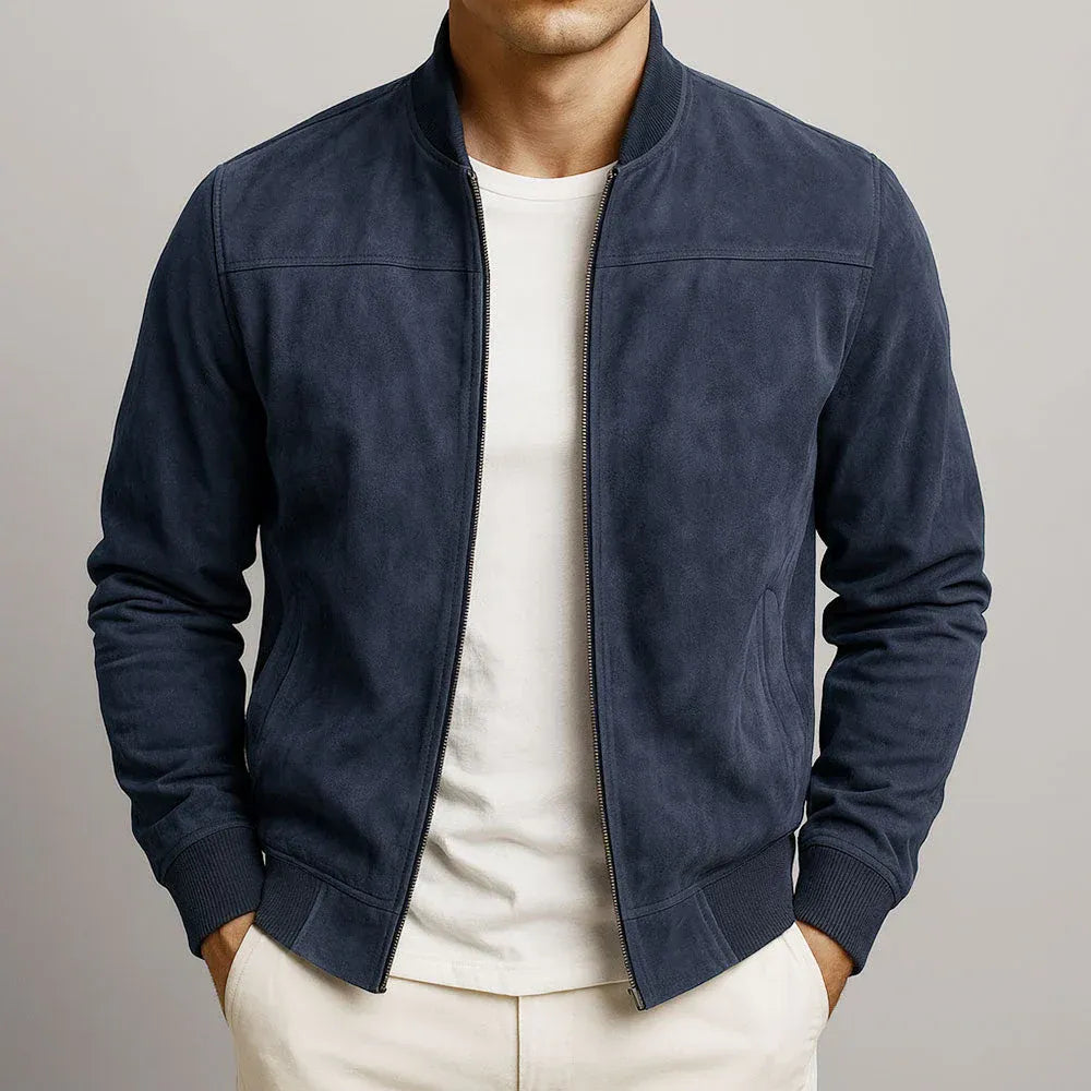 Riviera — Chaqueta de Ante Italiana