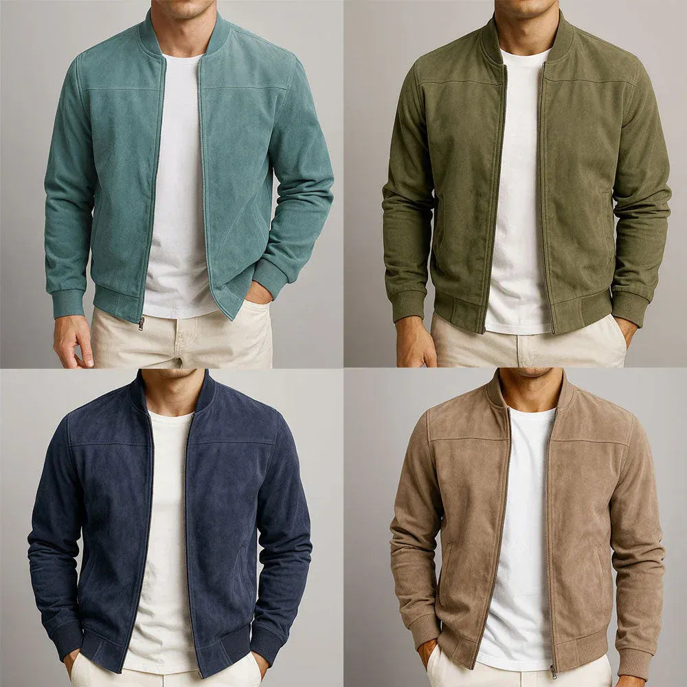 Riviera — Chaqueta de Ante Italiana