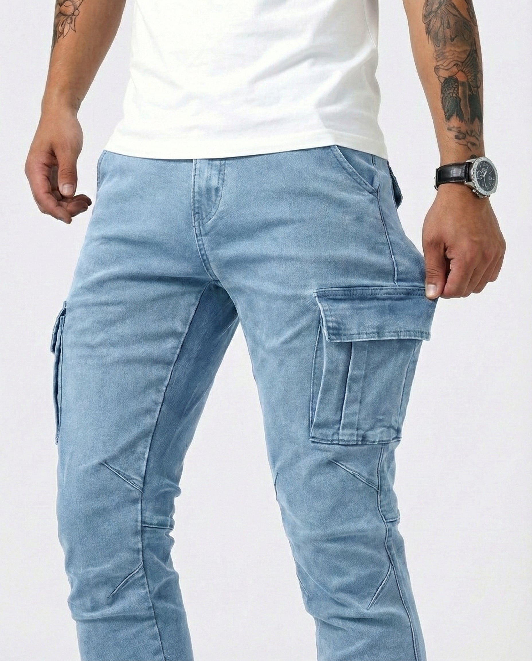 Pantalón - Cargo Marino Elástico