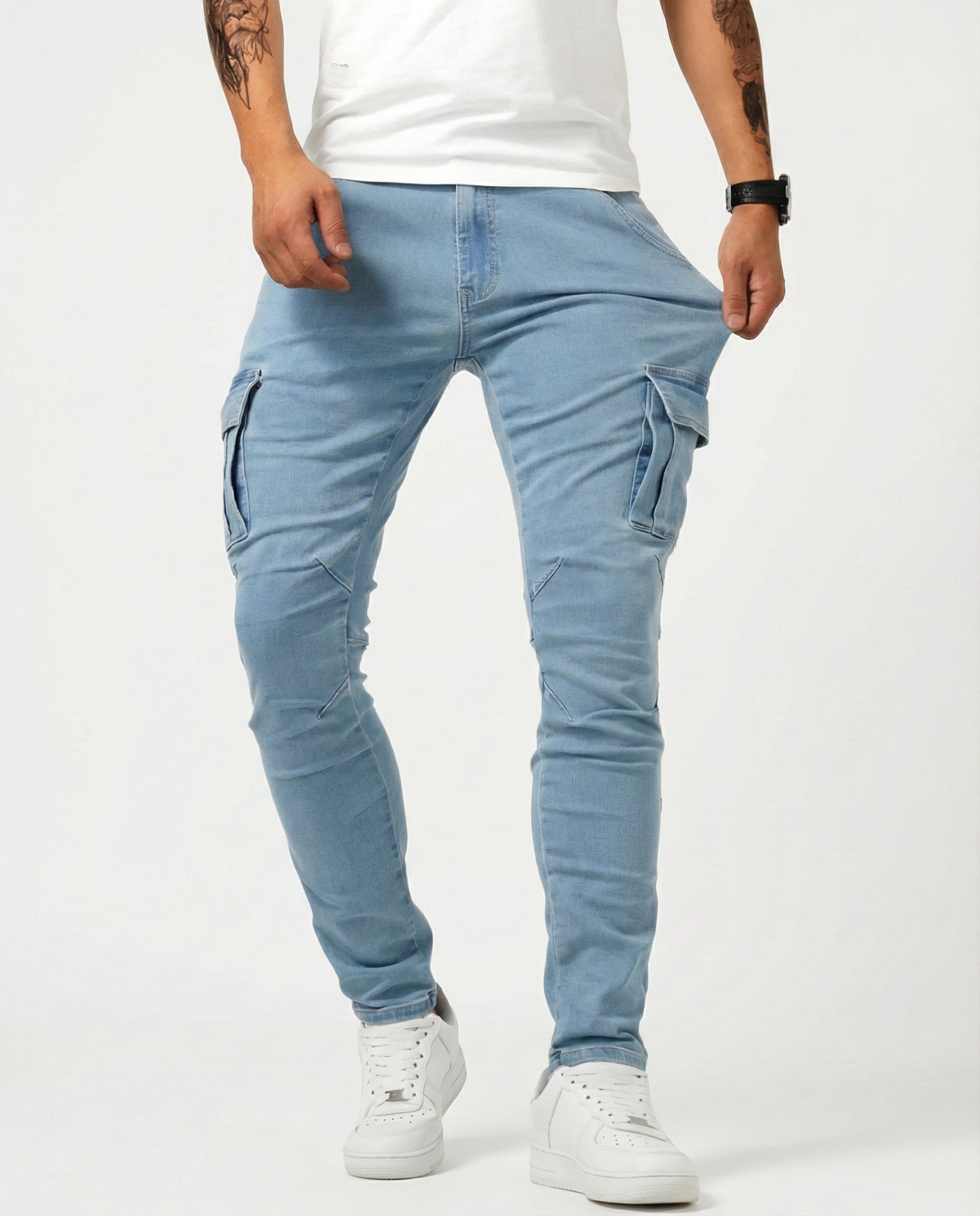 Pantalón - Cargo Marino Elástico