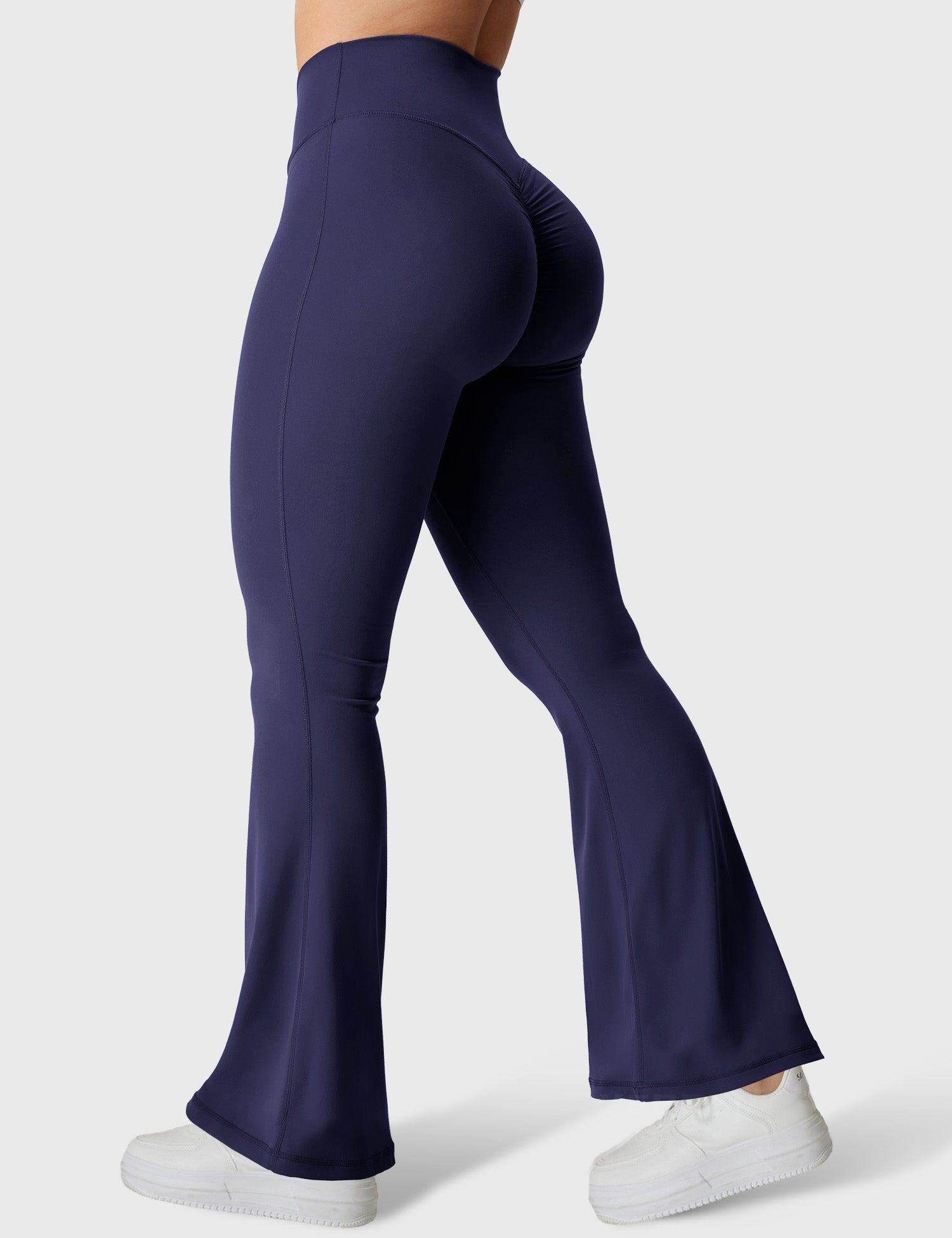 Leggings Acampanados - Costuras En Cintura