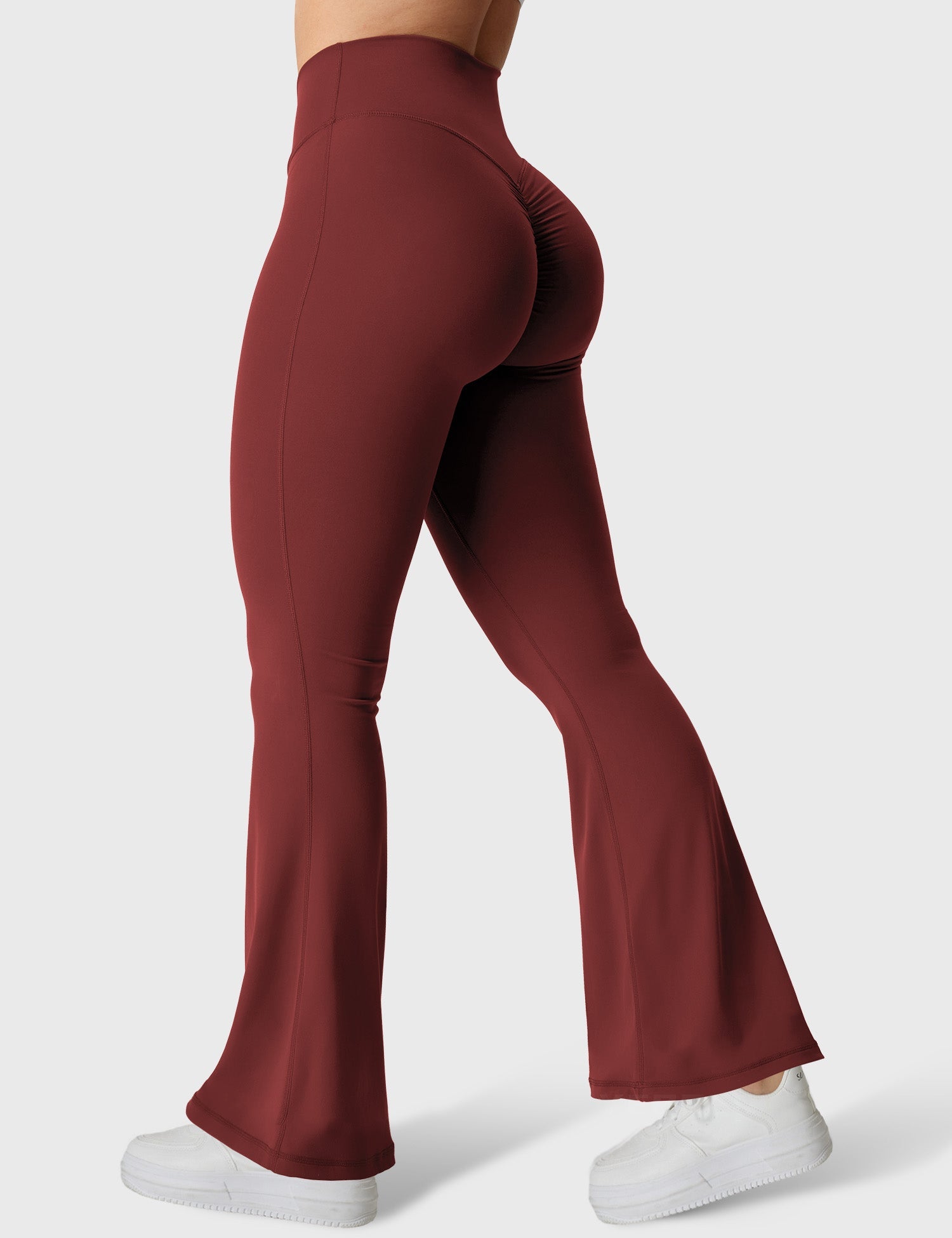Leggings Acampanados - Costuras En Cintura