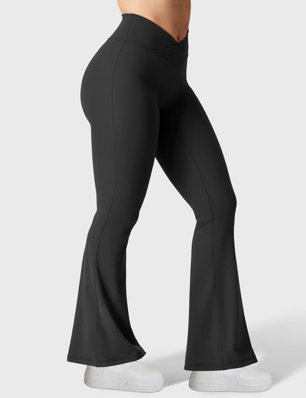 Leggings Acampanados - Costuras En Cintura