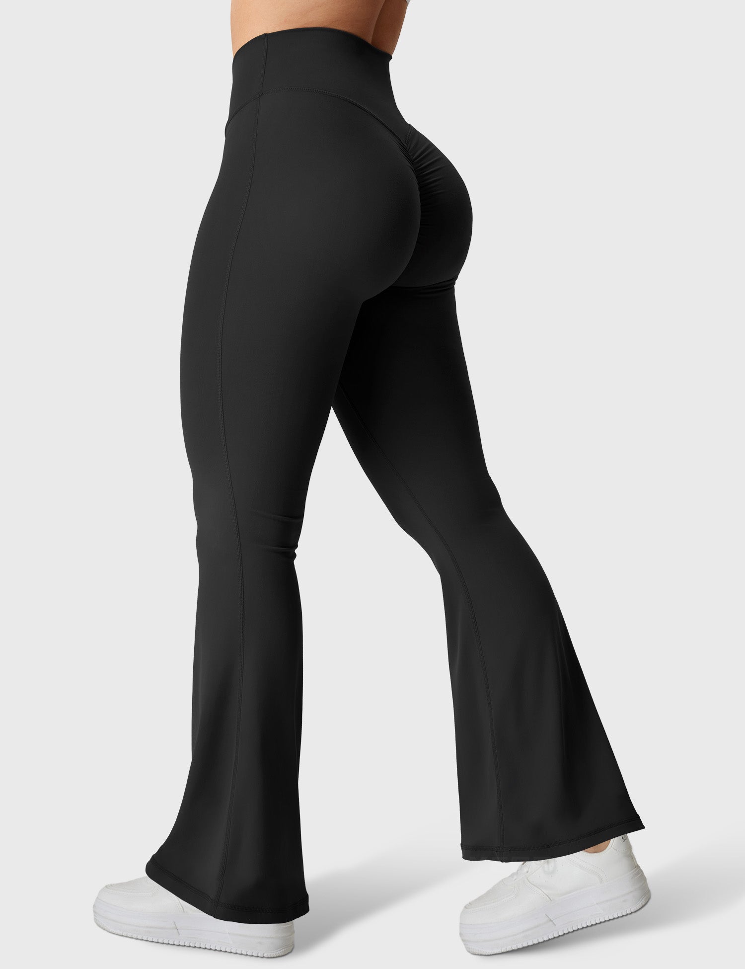 Leggings Acampanados - Costuras En Cintura