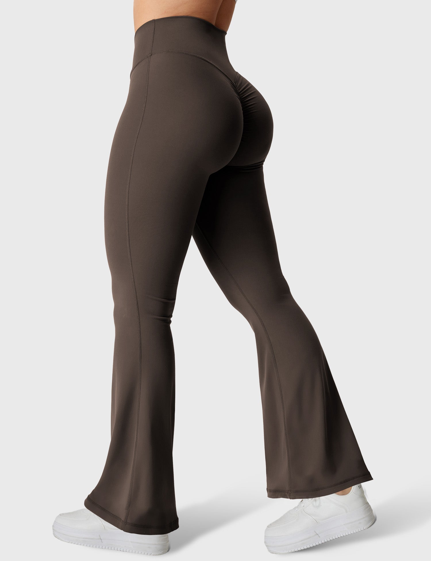 Leggings Acampanados - Costuras En Cintura