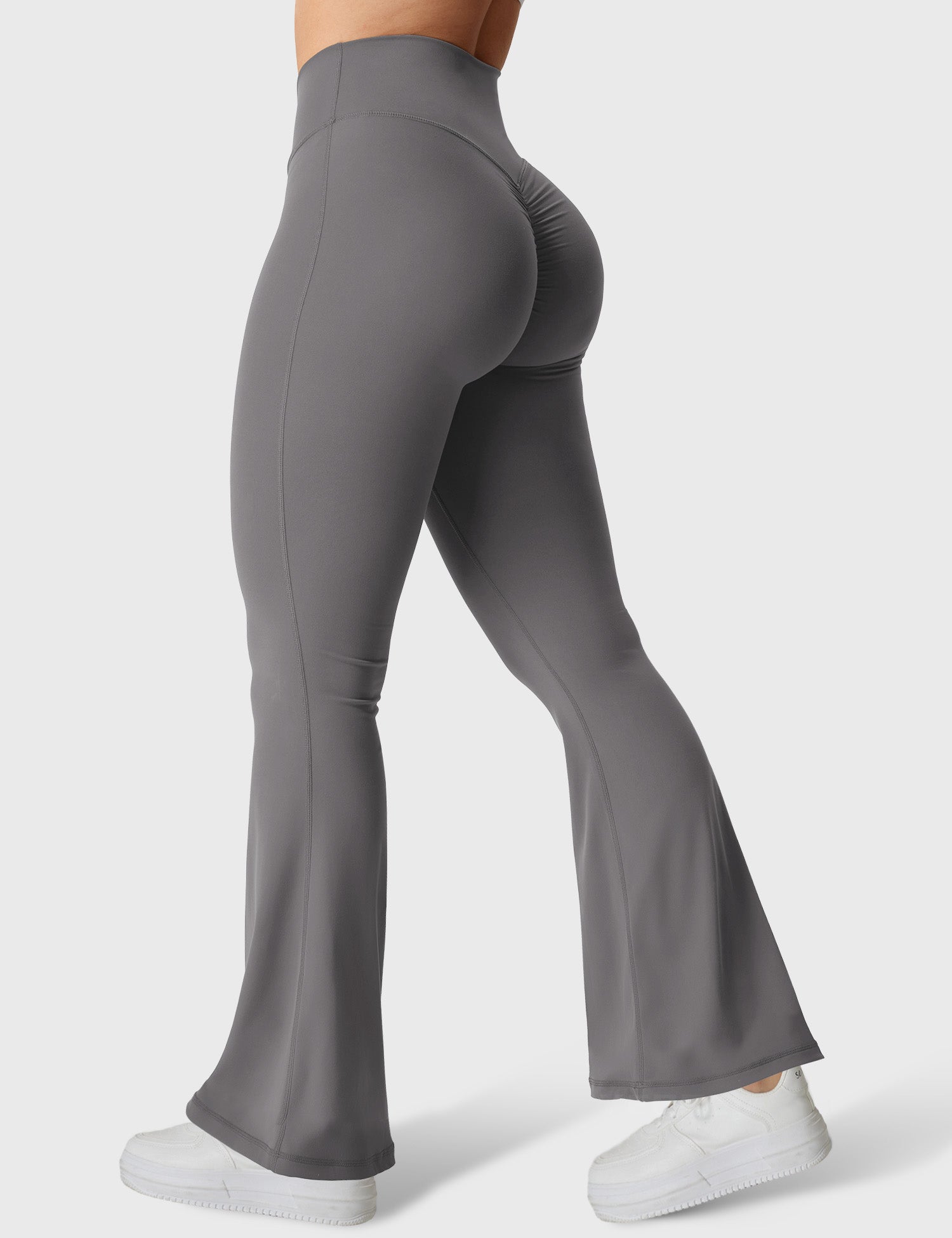 Leggings Acampanados - Costuras En Cintura
